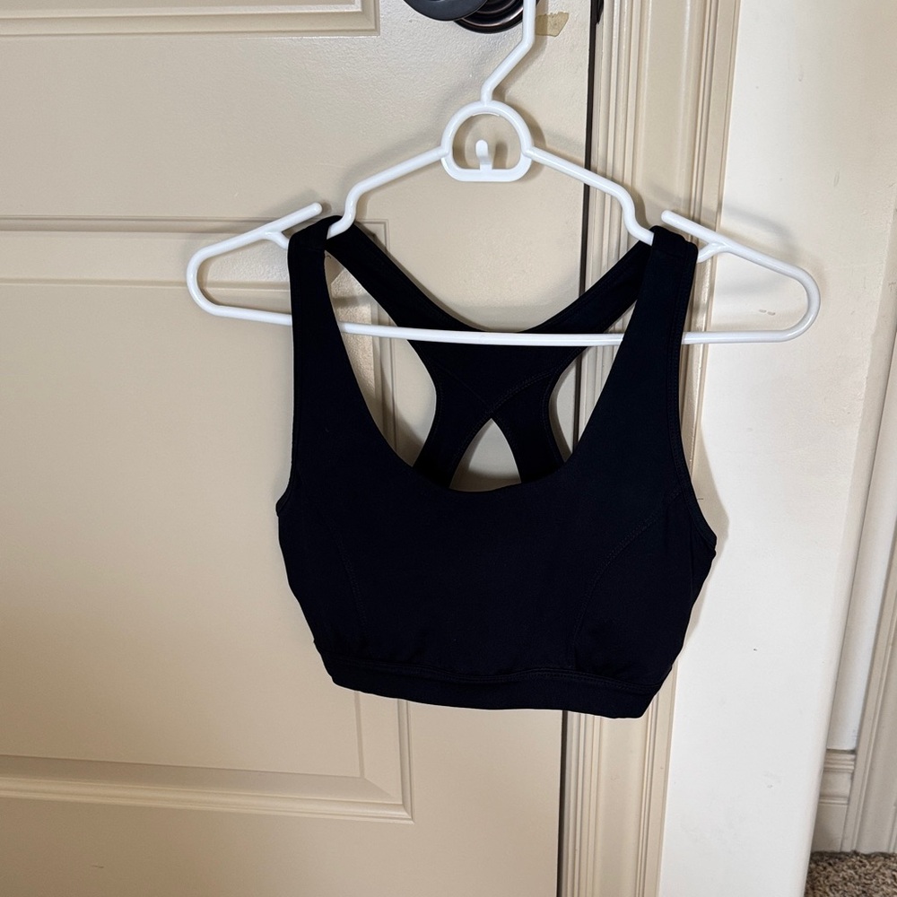 Tek Gear Black Sports Bra with removable padding - L